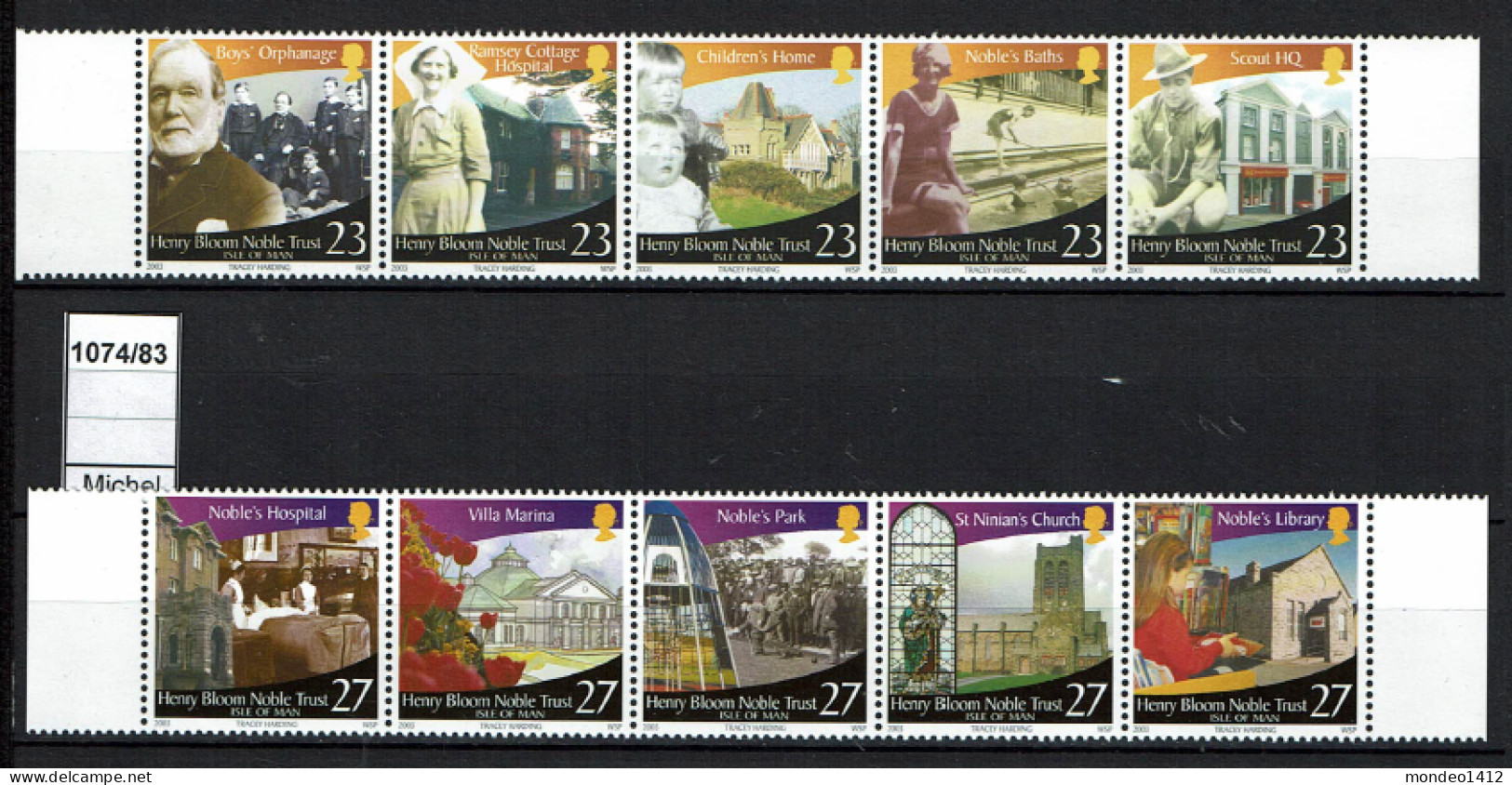 Isle Of Man - 2003 - MNH - The Henry Bloom Noble Trust Is One Of The Longest Established Charities On The Isle Of Man - Man (Insel)