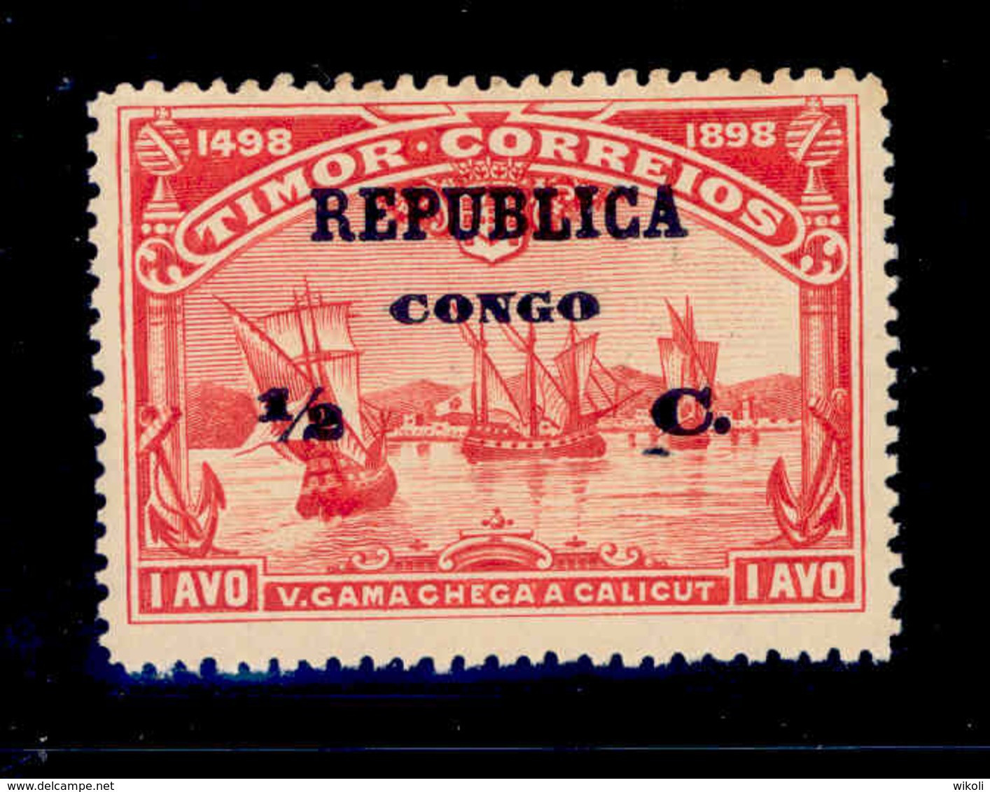 ! ! Congo - 1913 Vasco Gama On Timor 1/2 C - Af. 92 - MNH - Portuguese Congo