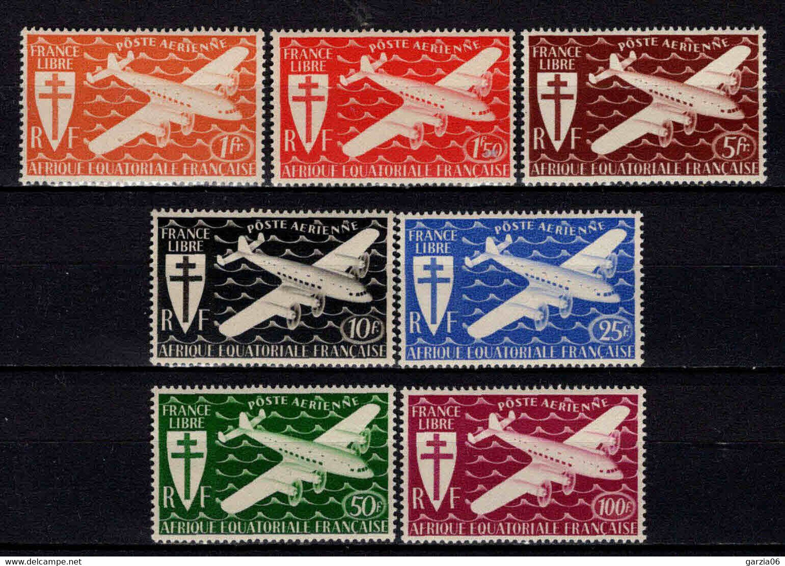 A E F - 1941 - Série De Londres - PA N° 22 à 28  - Neuf ** - MNH - Unused Stamps