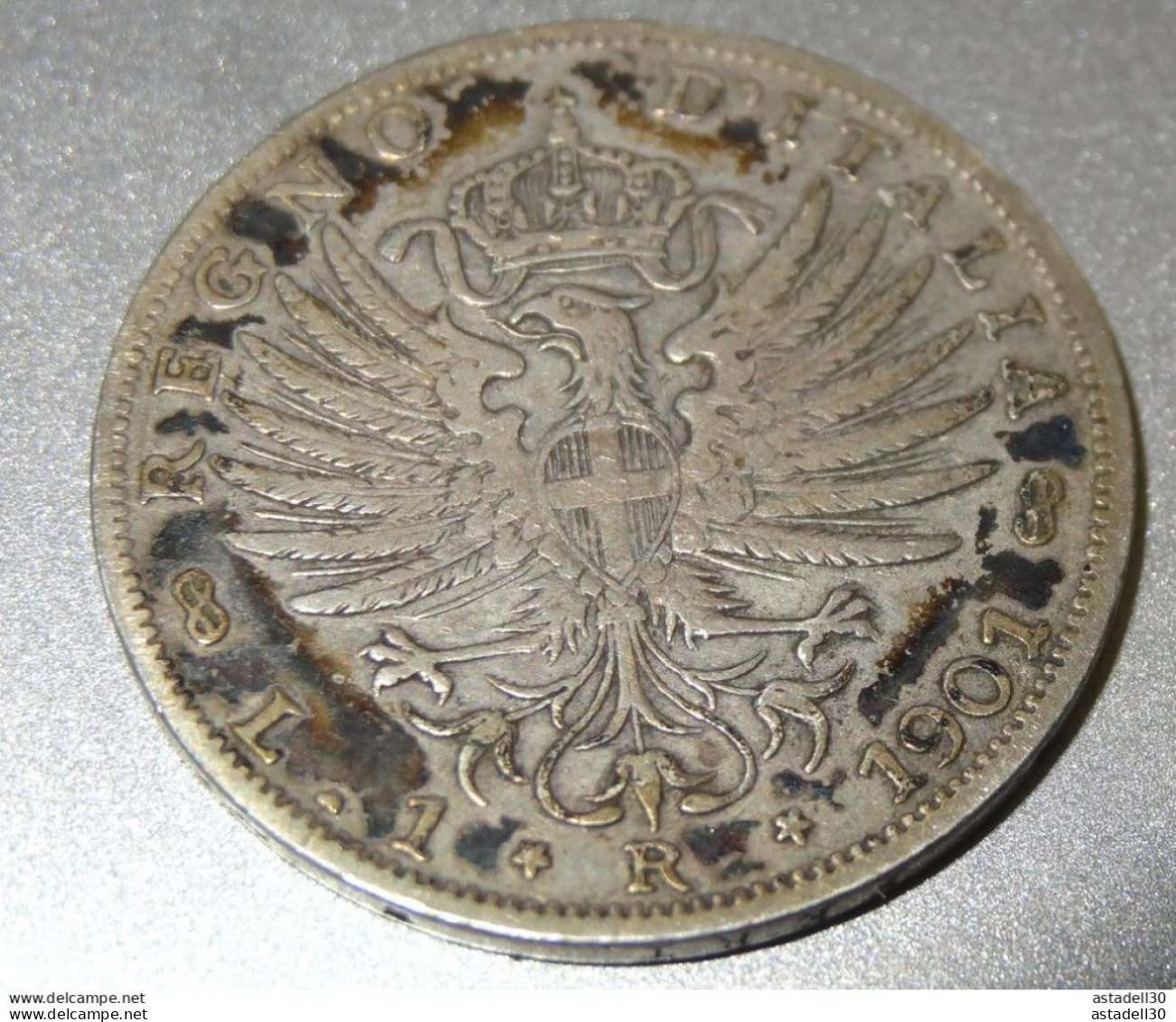 ITALIE : 1 Lire 1901 ........AQ-5 - 1900-1946 : Victor Emmanuel III & Umberto II