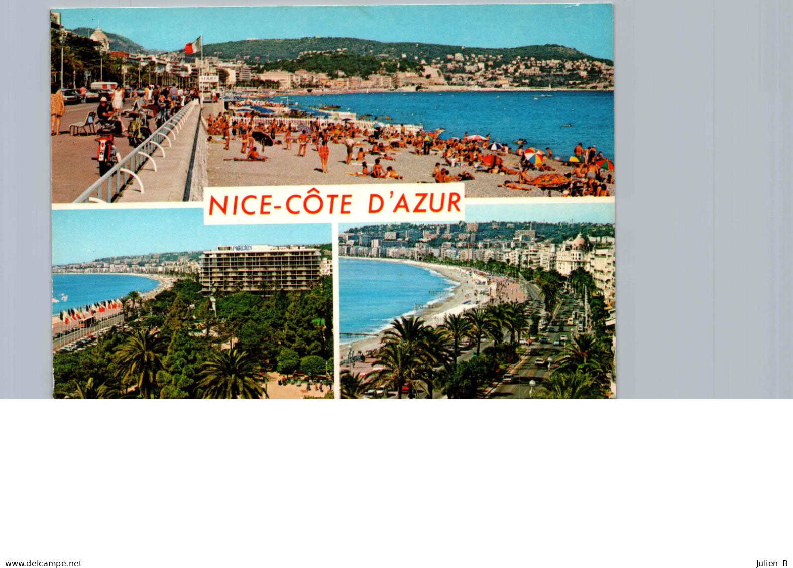 Nice, La Plage, Les Jardin Albert 1er, La Promenade Des Anglais - Cartas Panorámicas