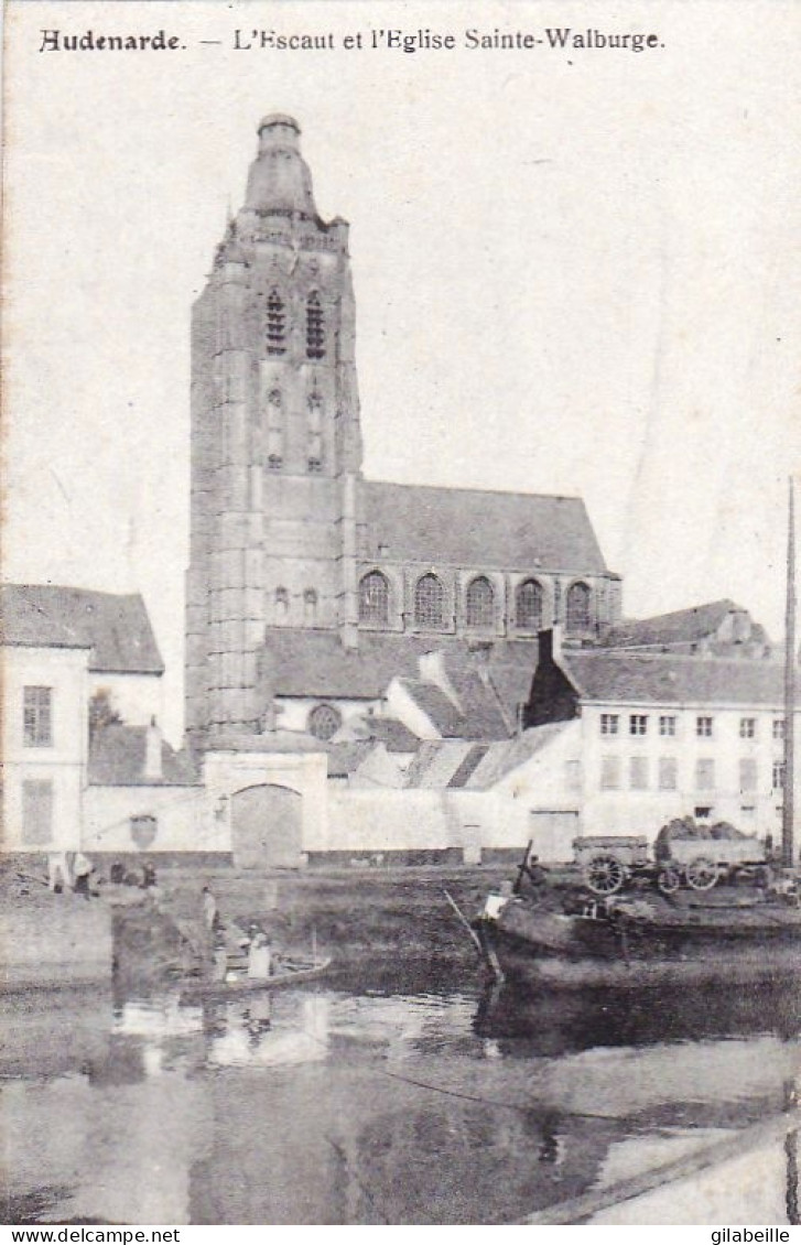 AUDENARDE- OUDENAARDE -  L'Escaut Et L'église Sainte Walburge - Oudenaarde