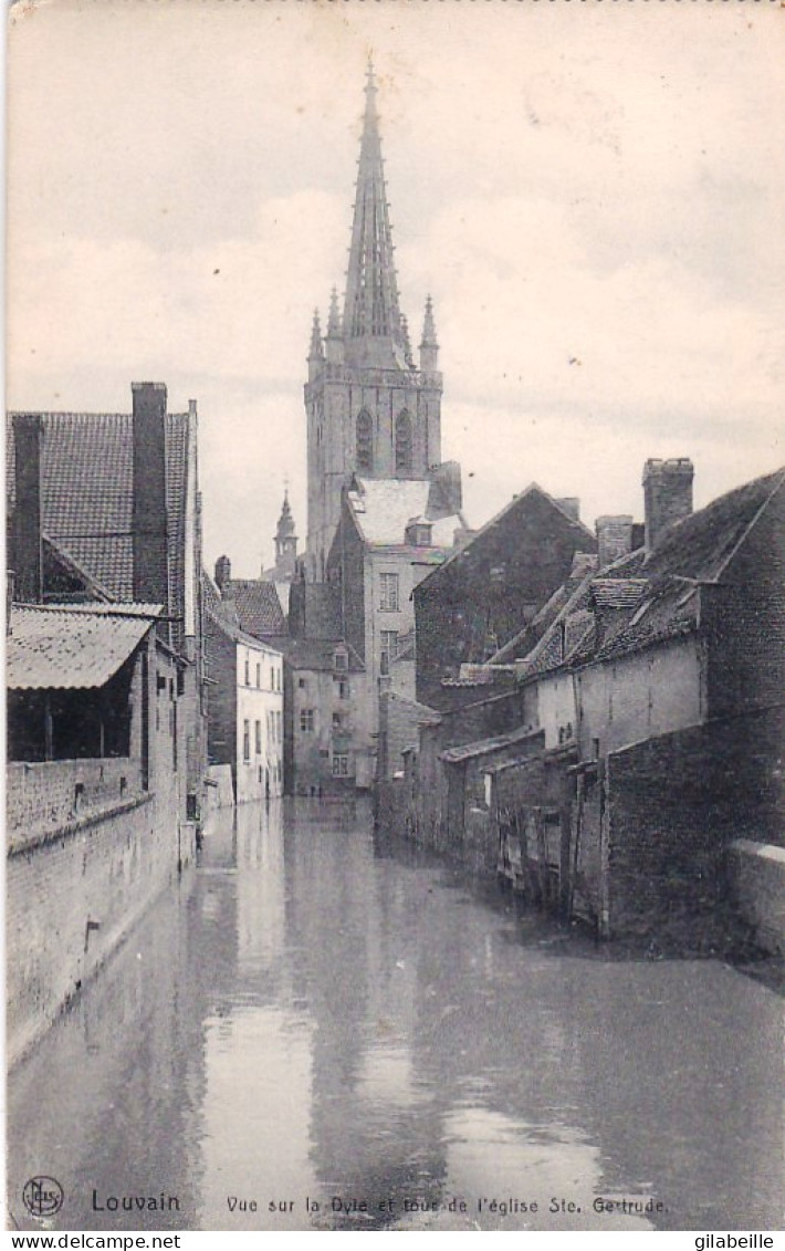 LEUVEN - LOUVAIN - Vue Sur La Dyle Et Tour De L'église Sainte Gertrude - Leuven