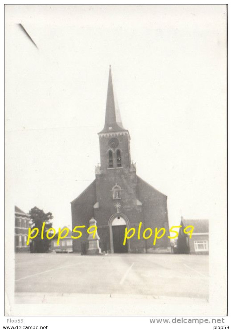 2 Fotos Format Cpa Ak Pk St Sint Maria Lierde Photographie Foto Huis + Kirk - Lierde