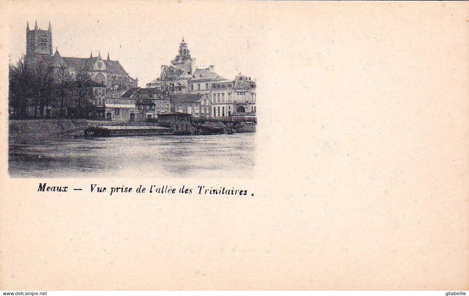 77 - MEAUX  -  Vue Prise De L'allée Des Trinitaires - Meaux