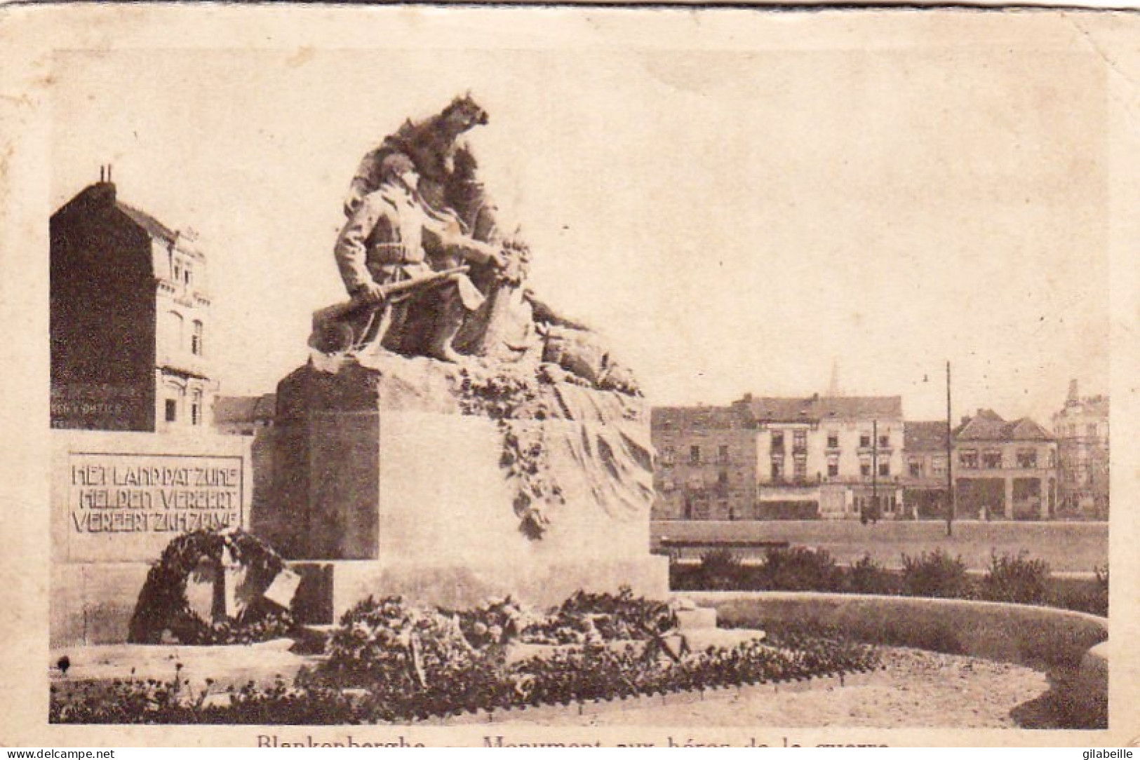 BLANKENBERGHE - BLANKENBERGE - Monument Aux Heros De La Guerre - Blankenberge