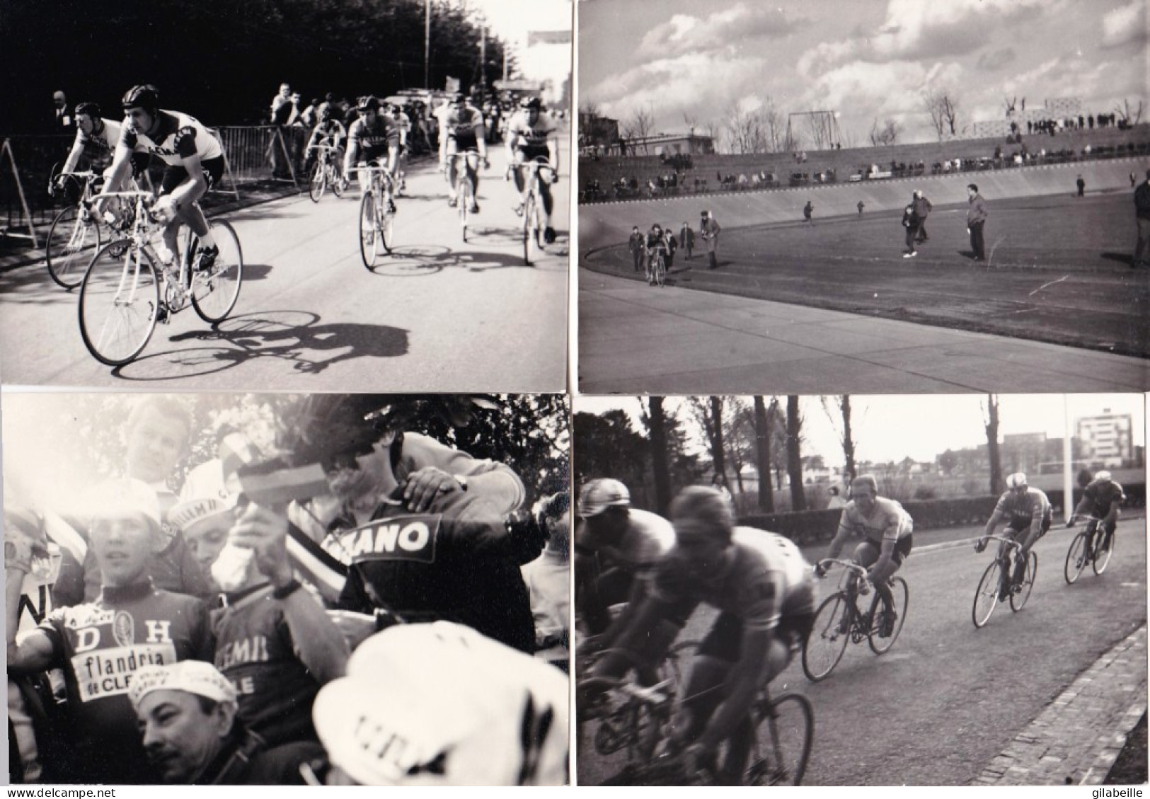 Photo Originale  - Cyclisme - 1967 Course Pro  En Belgique - Lot 4 Photos - Ciclismo