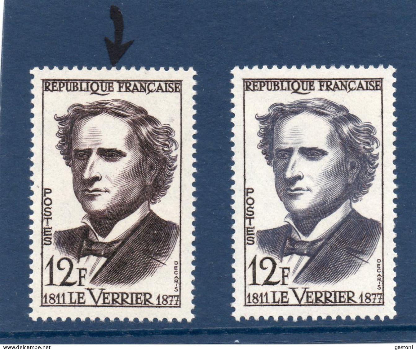 Le Verrier (brun-noir) Neuf Sans Charnière - Unused Stamps