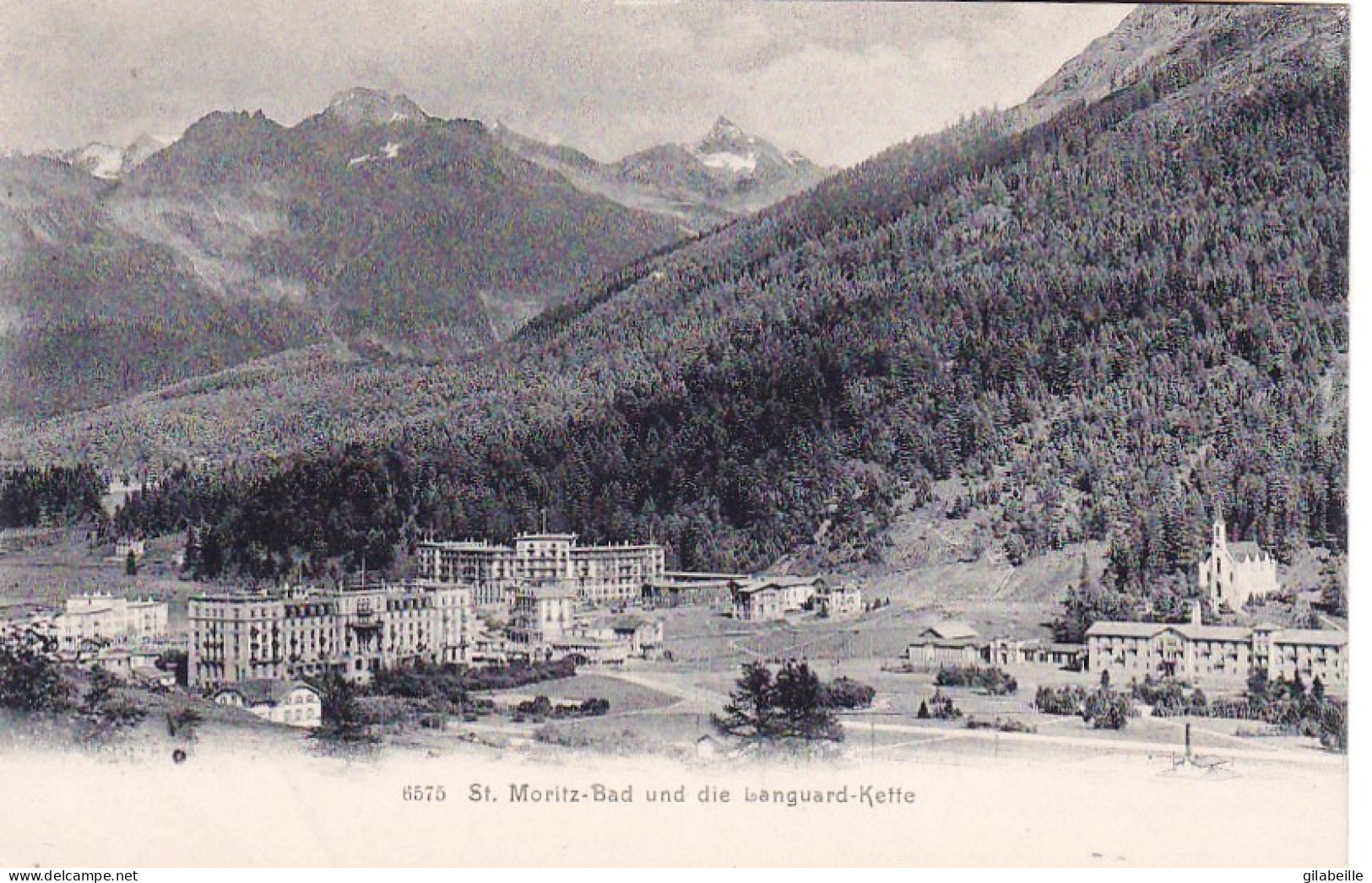 Grisons - St Moritz Bad Und Die Languard Kette - Other & Unclassified