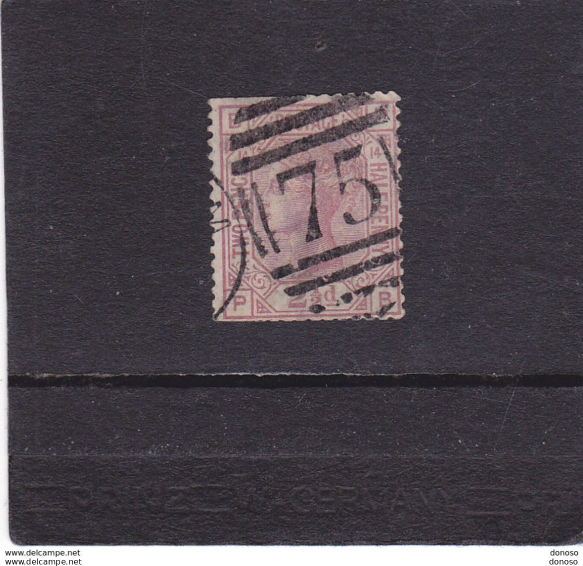 GB 1875 VICTORIA Yvert 56 Planche 14 Oblitéré, Used Cote : 70 Euros - Gebruikt