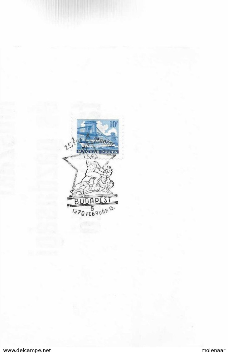 Postzegels > Europa > Hongarije > 1961-70 > Kaart Met 1 Postzegel (17067) - Cartas & Documentos