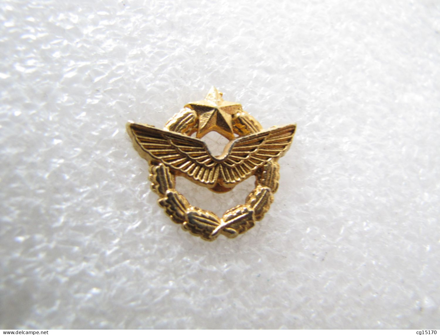 PIN'S   AVION BREVET DE PILOTE   Doré Or Fin - Aviones