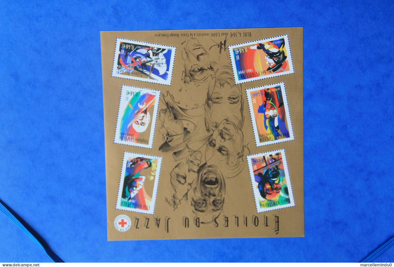 TIMBRES DE FRANCE 2002 ETOILE DE JAZZ NEUF ** N° BF 50 ( 3500 Au 3505 ) - Nuovi