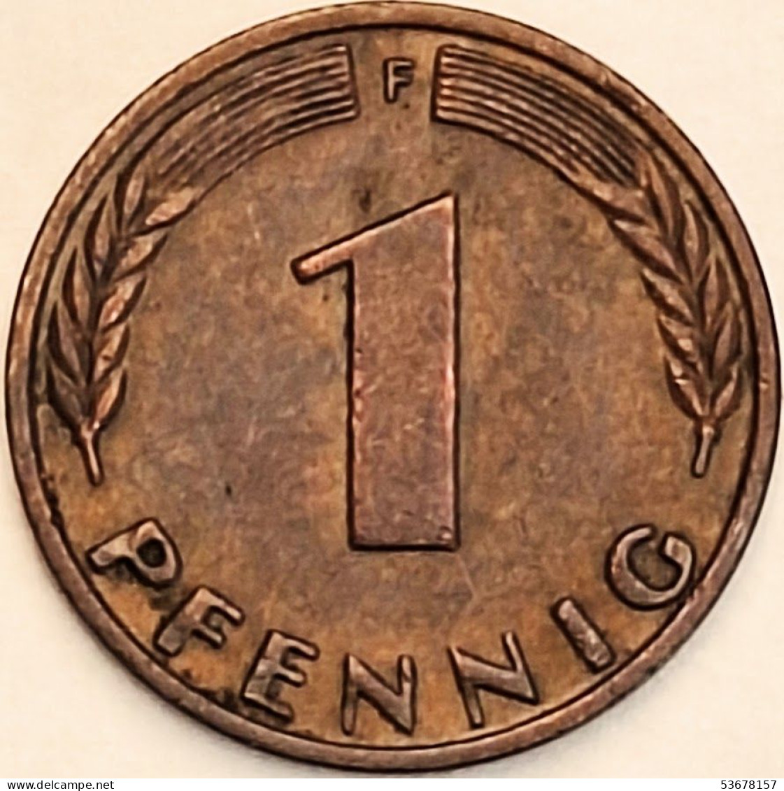 Germany Federal Republic - Pfennig 1950 F, KM# 105 (#4449) - 1 Pfennig