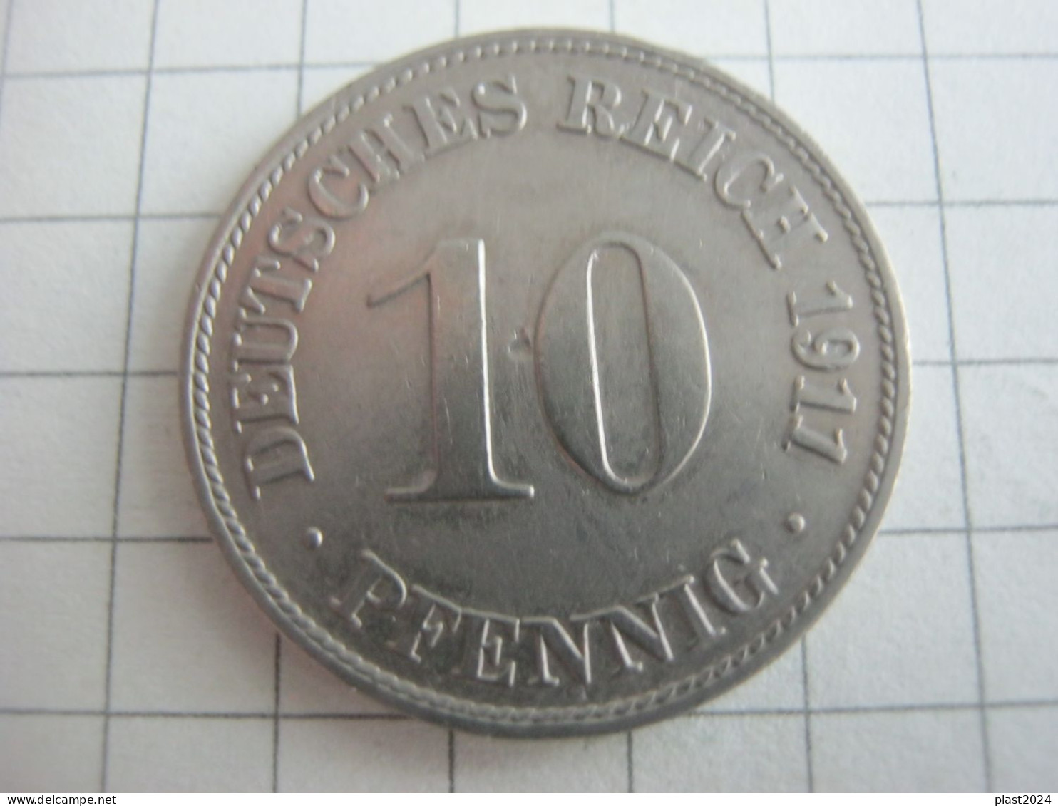 Germany 10 Pfennig 1911 D - 10 Pfennig