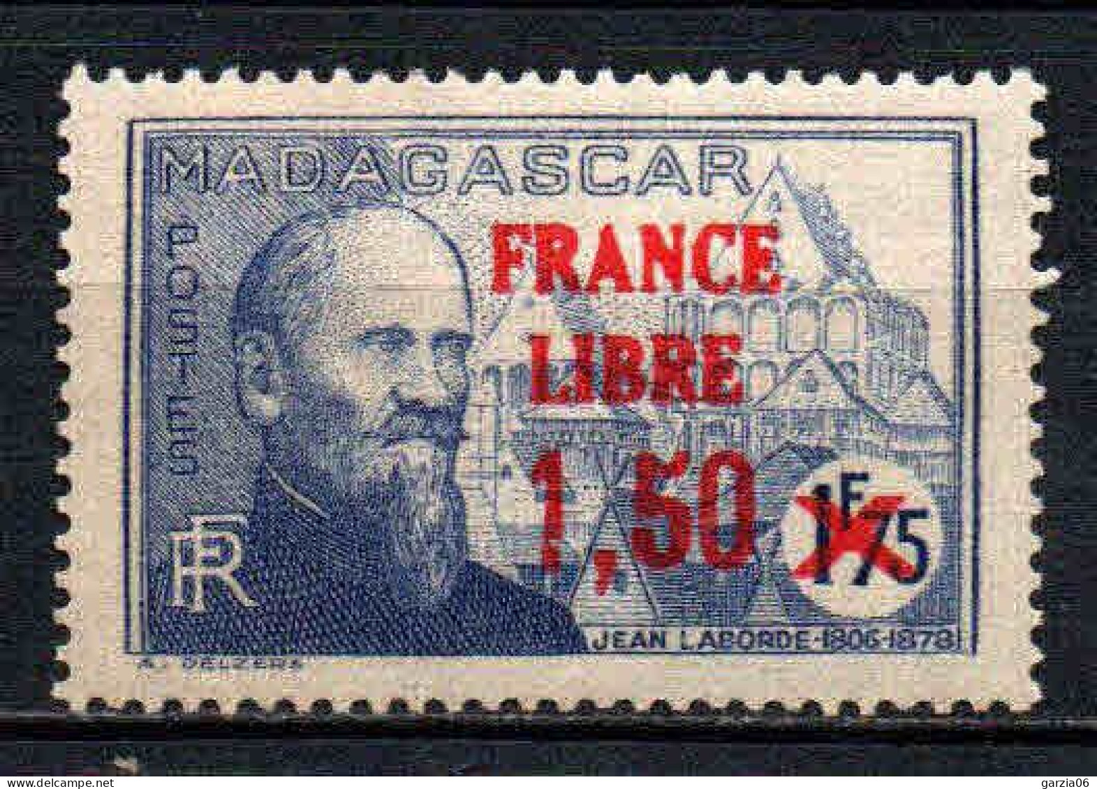 Madagascar  - 1942  -  Tb Antérieur Surch  " France Libre "  - N° 263   - Neufs ** - MNH - Unused Stamps