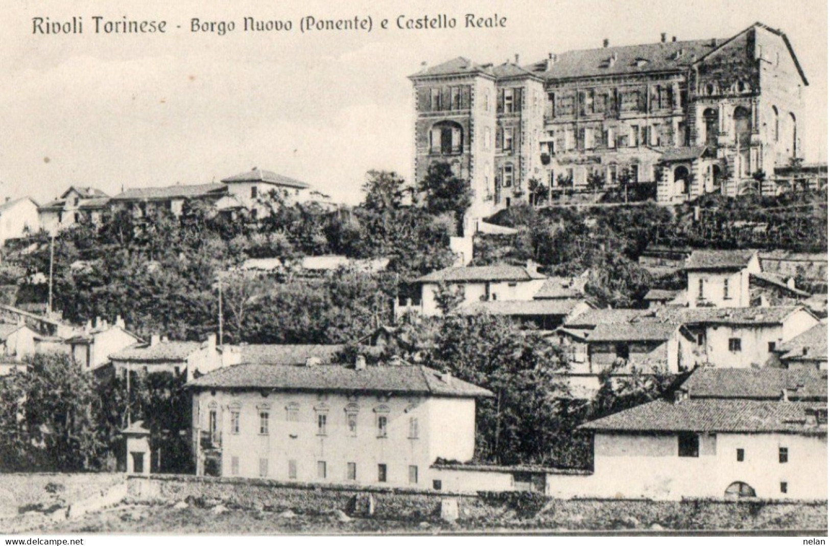 RIVOLI TORINESE - BORGO NUOVO E CASTELLO REALE - F.P. - Rivoli