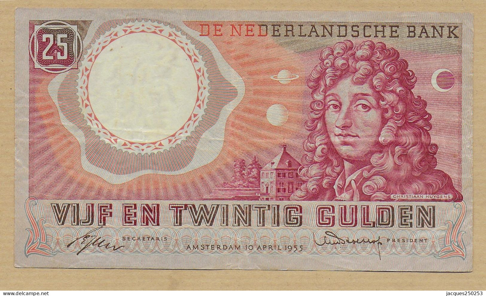 25 GULDEN 10 AVRIL 1955 - 25 Gulden