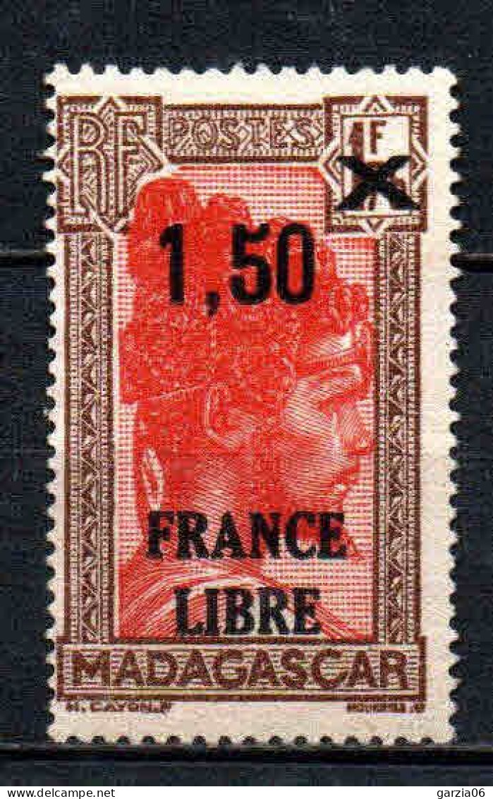 Madagascar  - 1942  -  Tb Antérieur Surch  " France Libre "  - N° 262   - Neufs ** - MNH - Nuevos