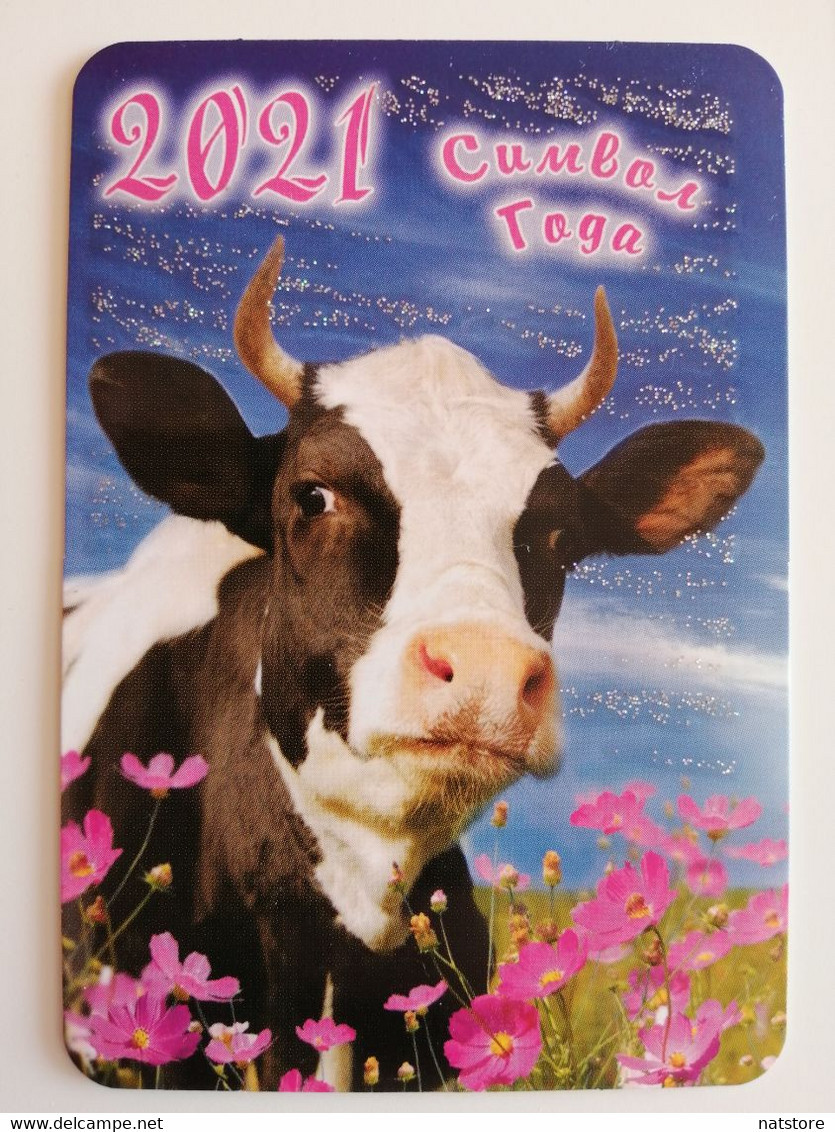 2021..KAZAKHSTAN.. POCKET CALENDAR..YEAR OF THE BULL - Petit Format : 2001-...