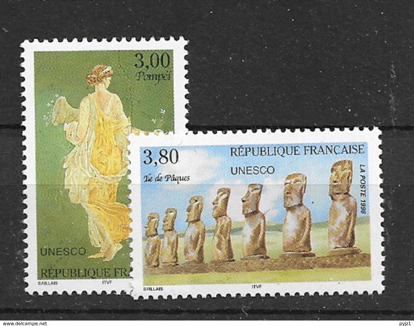 1998 MNH Unesco,  Mi 49-50 Postfris** - Mint/Hinged