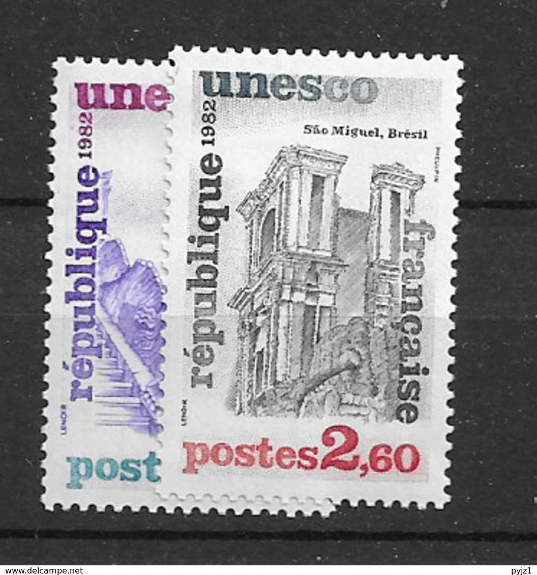 1982 MNH Unesco,  Mi 27-28 Postfris** - Neufs