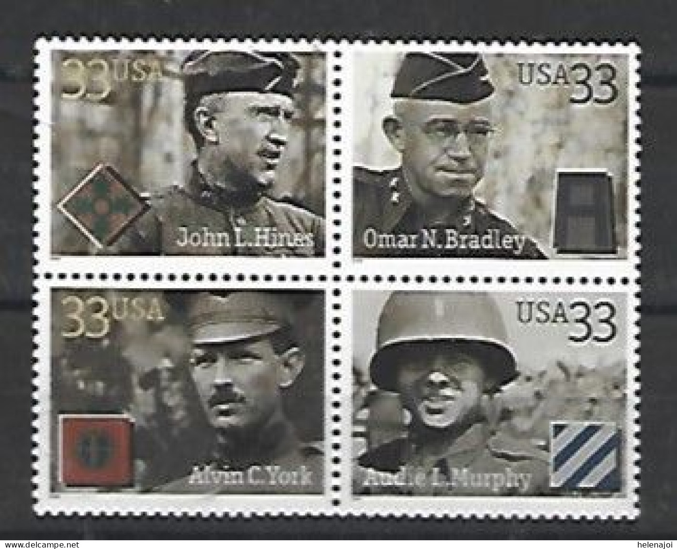 Soldats Américains Honorés - Unused Stamps