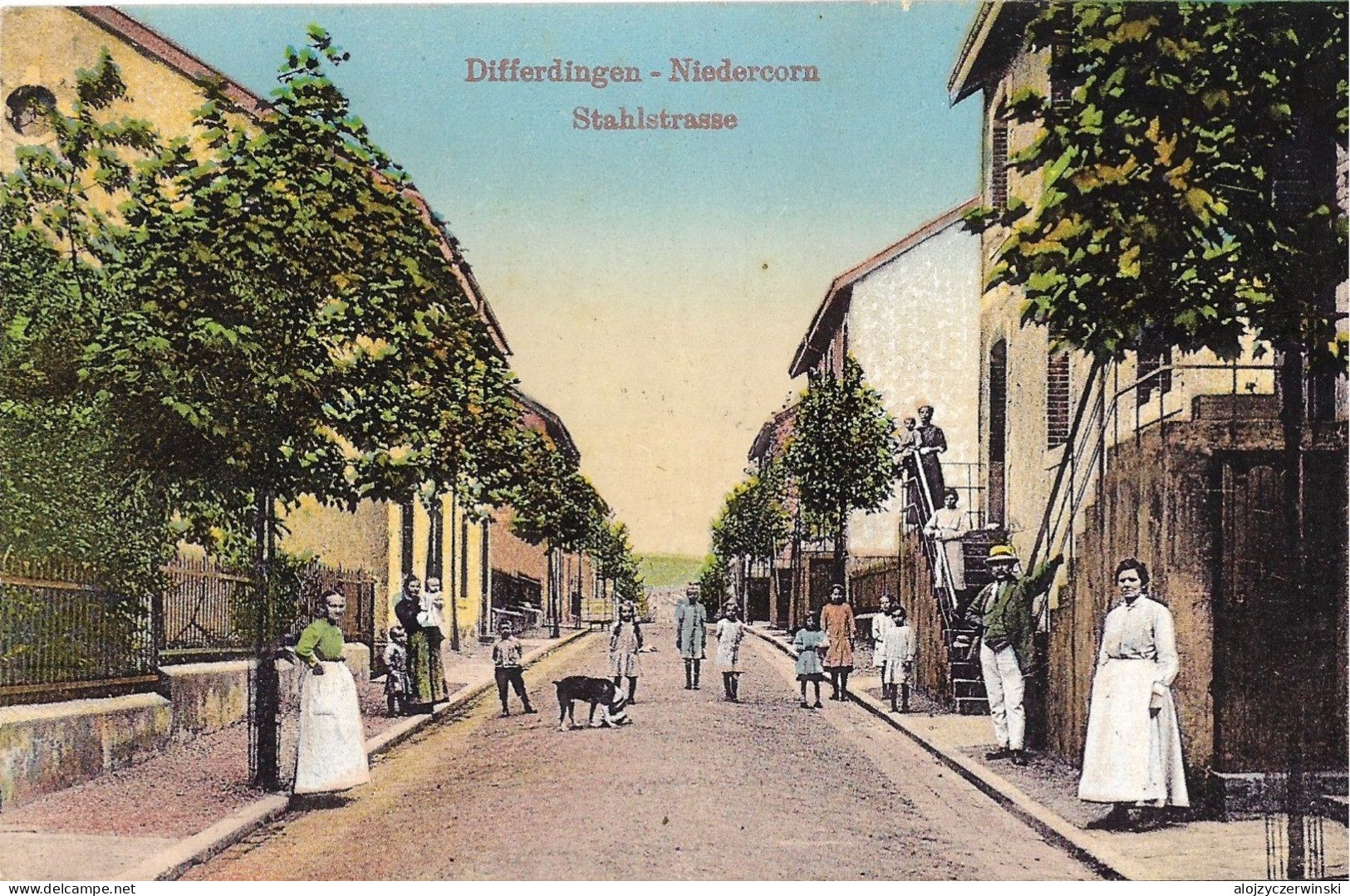 Très Rare Differdingen-Niedercorn Stahlstrasse - Differdange