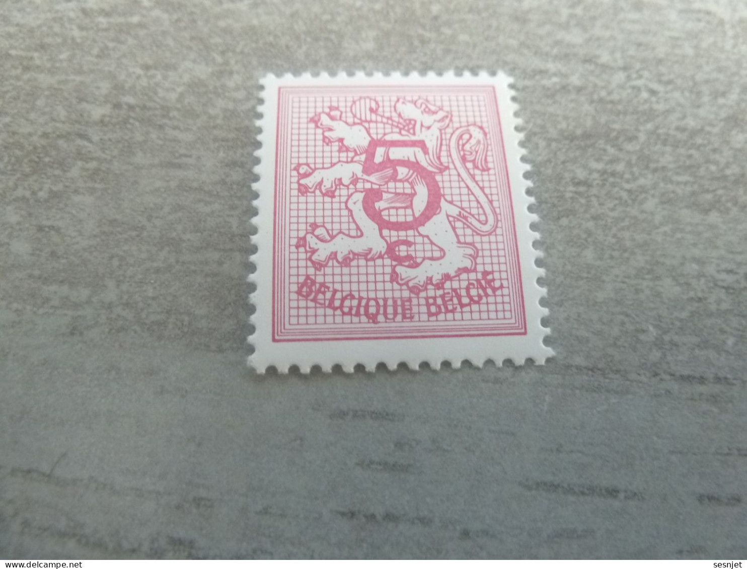 Belgique - Lion - 5c. - Rose - Neuf Sans Trace De Charnière - Année 1950 - - Unused Stamps