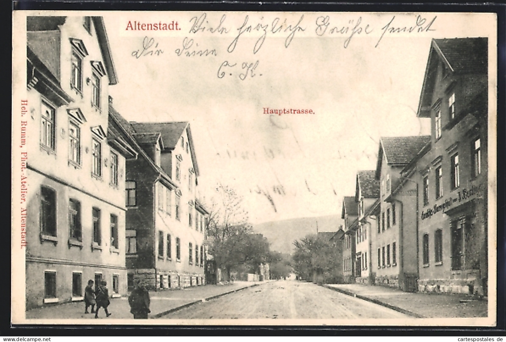 AK Altenstadt / Schongau, Hautpstrasse Mit Gemischtwarengeschäft  - Andere & Zonder Classificatie