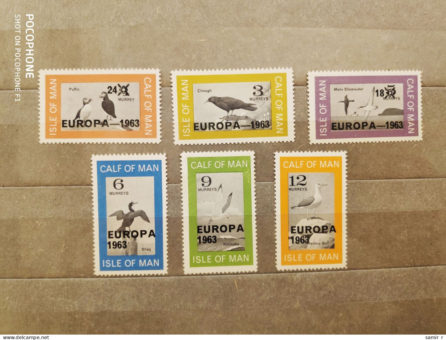 1963	Isle Of Man	Birds (F95) - Man (Ile De)