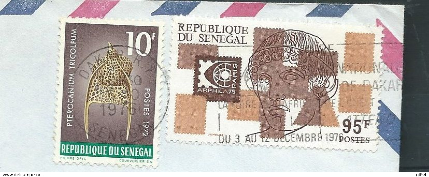 LSC "  Du Sénégal ,  Obl. Dakar R.p. En 1946 , Pour La France  -    LP 33002 - Senegal (1960-...)