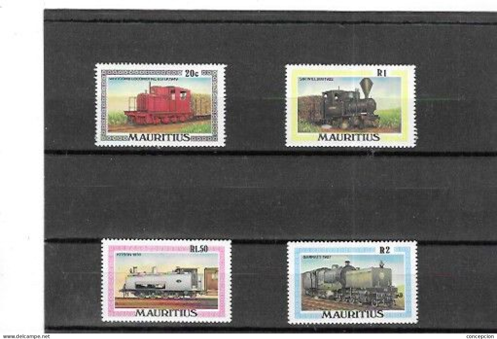 MAURICIO Nº 483 AL 486 - Trenes