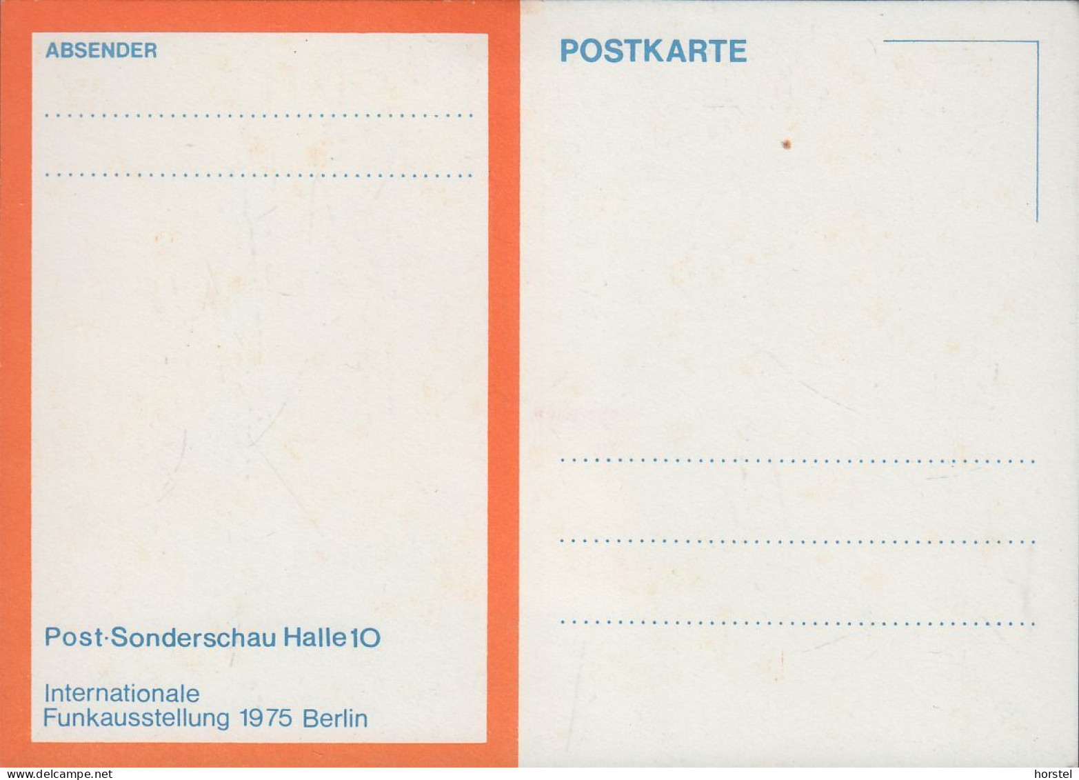 Berlin Mi Nr.499 Sonderpostkarte Funkausstellung 1975 - Erdfunkstelle Raisting - Cartes-Maximum (CM)