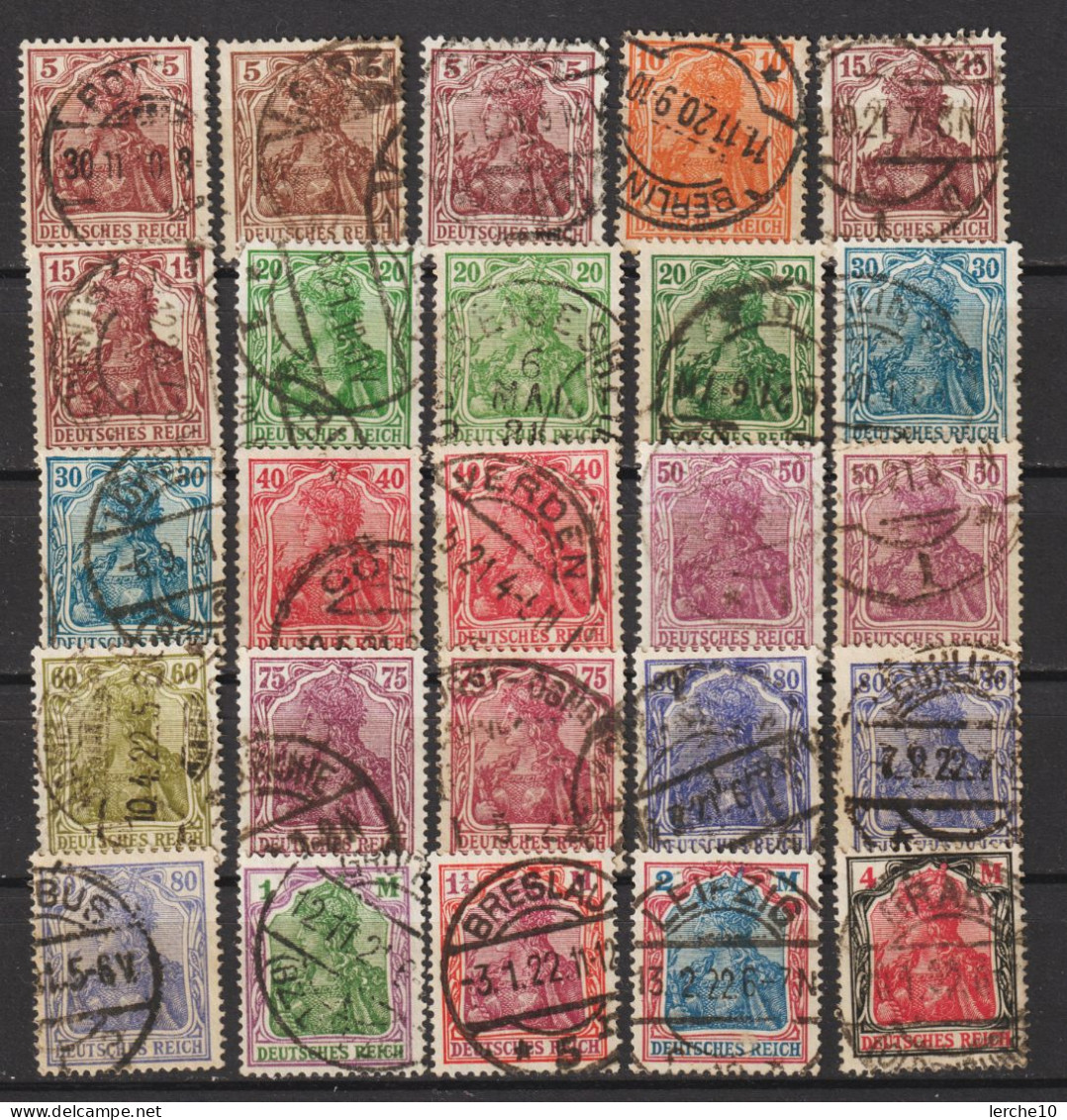 MiNr. 140-153 Gestempelt, Geprüft  (0303) - Used Stamps