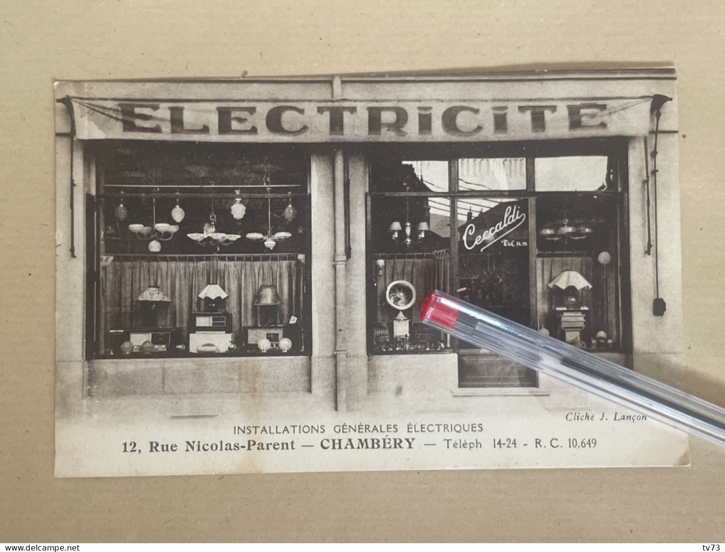 V104 - RARE - CHAMBÉRY - Électricité Ceccaldi - Installations Générales électriques - Savoie - Chambery