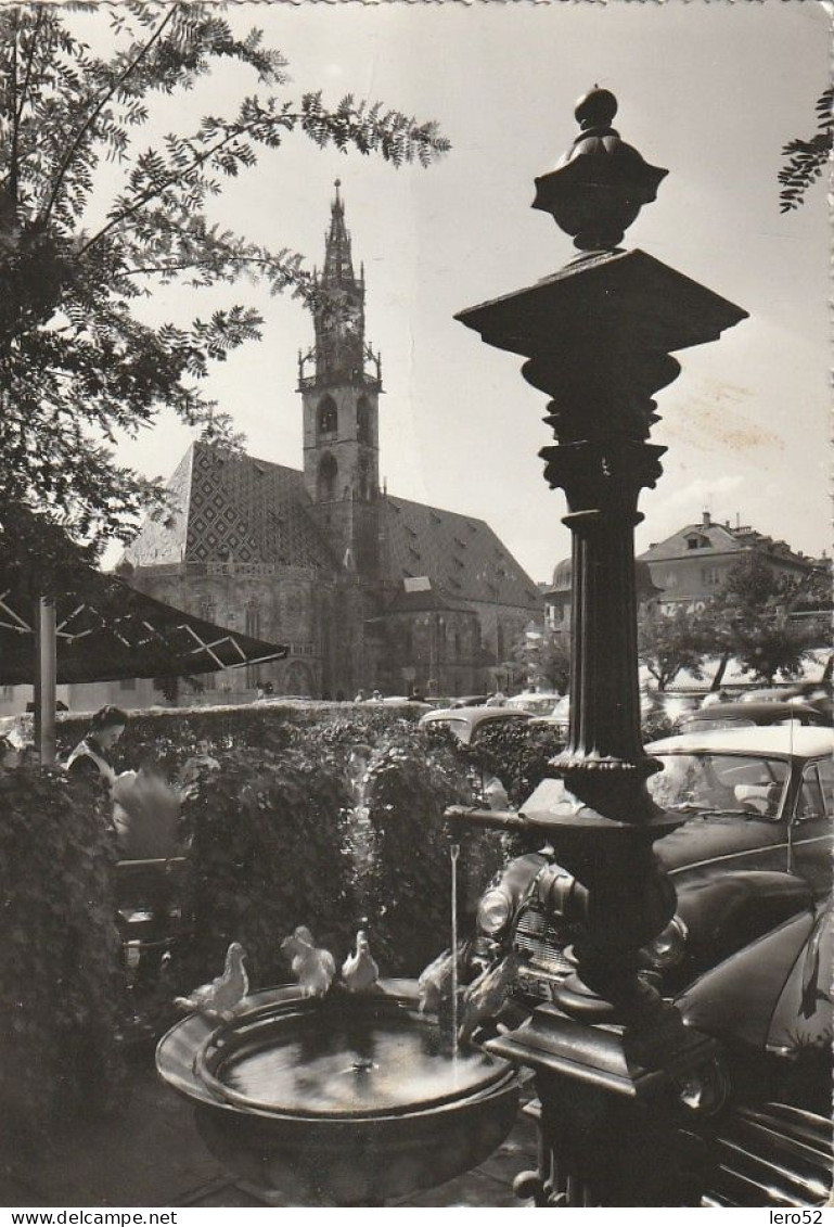 BOLZANO DETTAGLI IL DUOMO ANNO 1961? BOLLO £ 15 VIAGGIATA - Bolzano