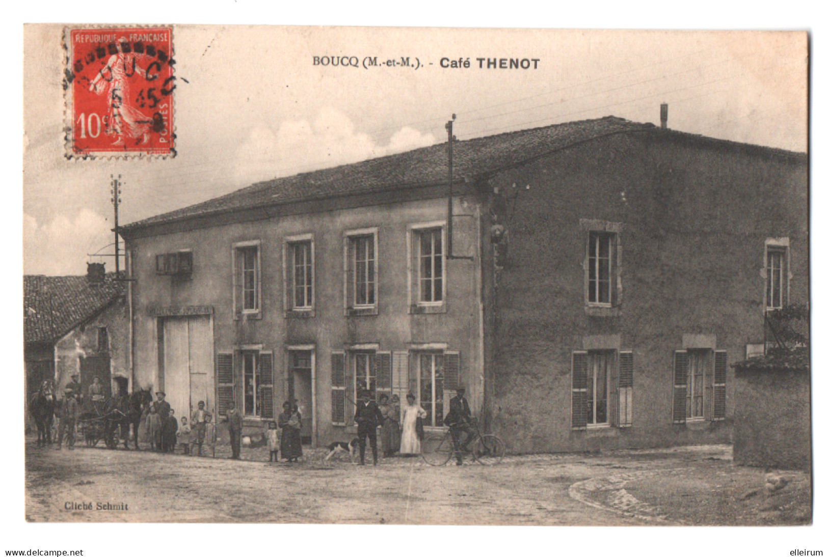 BOUCQ (54) CAFE THENOT. ATTELAGE. 1913. - Other & Unclassified