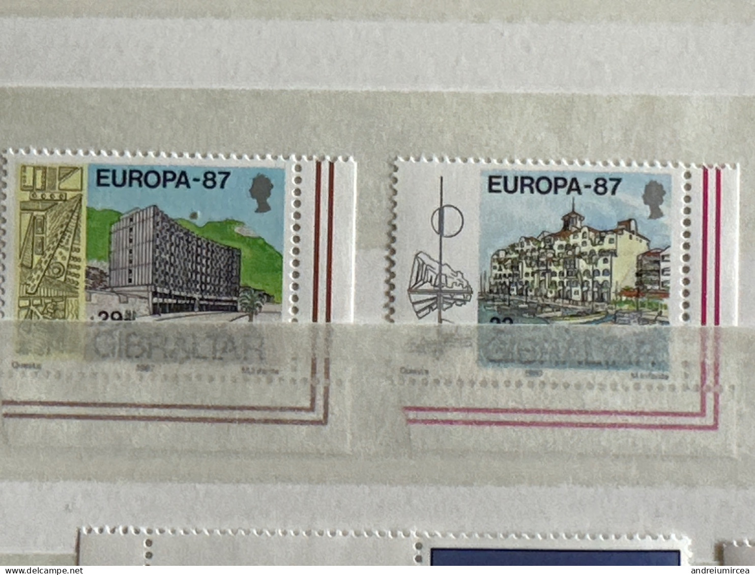 1987 MNH  Gibraltar - 1987