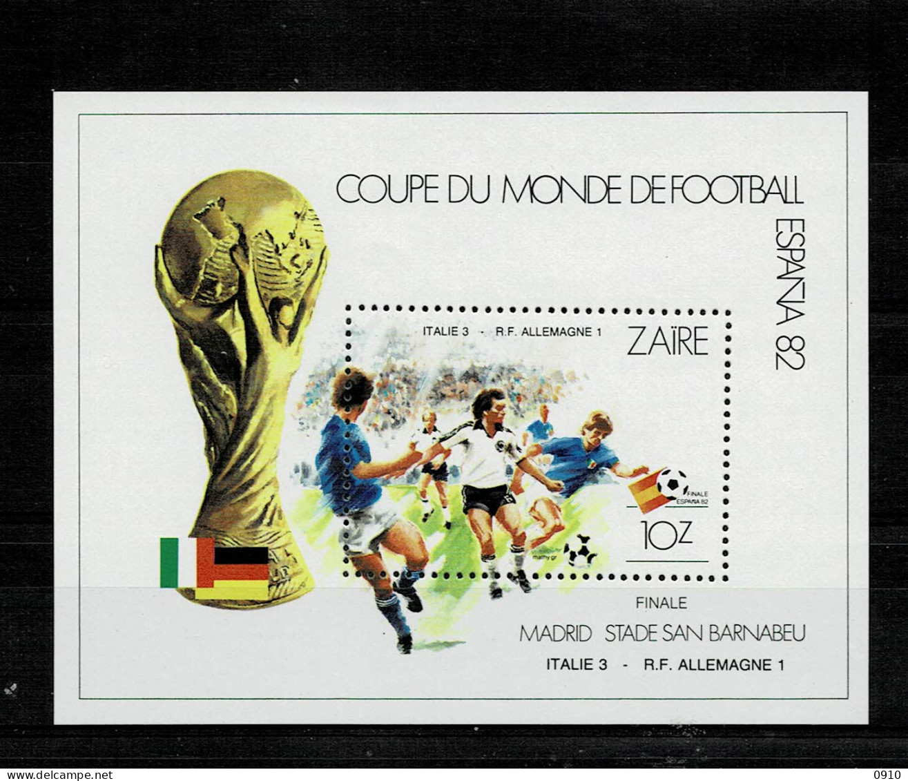 BL 51-FINALE WERELDBEKER VOETBAL1982 SPANJE-XX - Unused Stamps