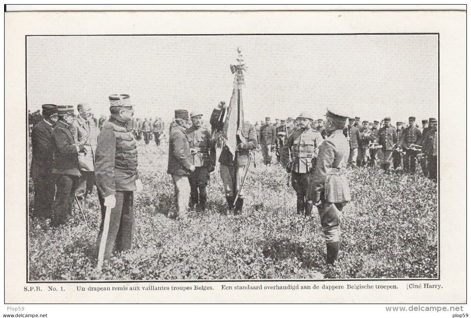 Lot 3 Cpa Courageux Belges Partant Au Front WWI De Moedige Belgen Vertrekkennaar De Loopgraven Les Mortier Le Drapeau - Otros & Sin Clasificación