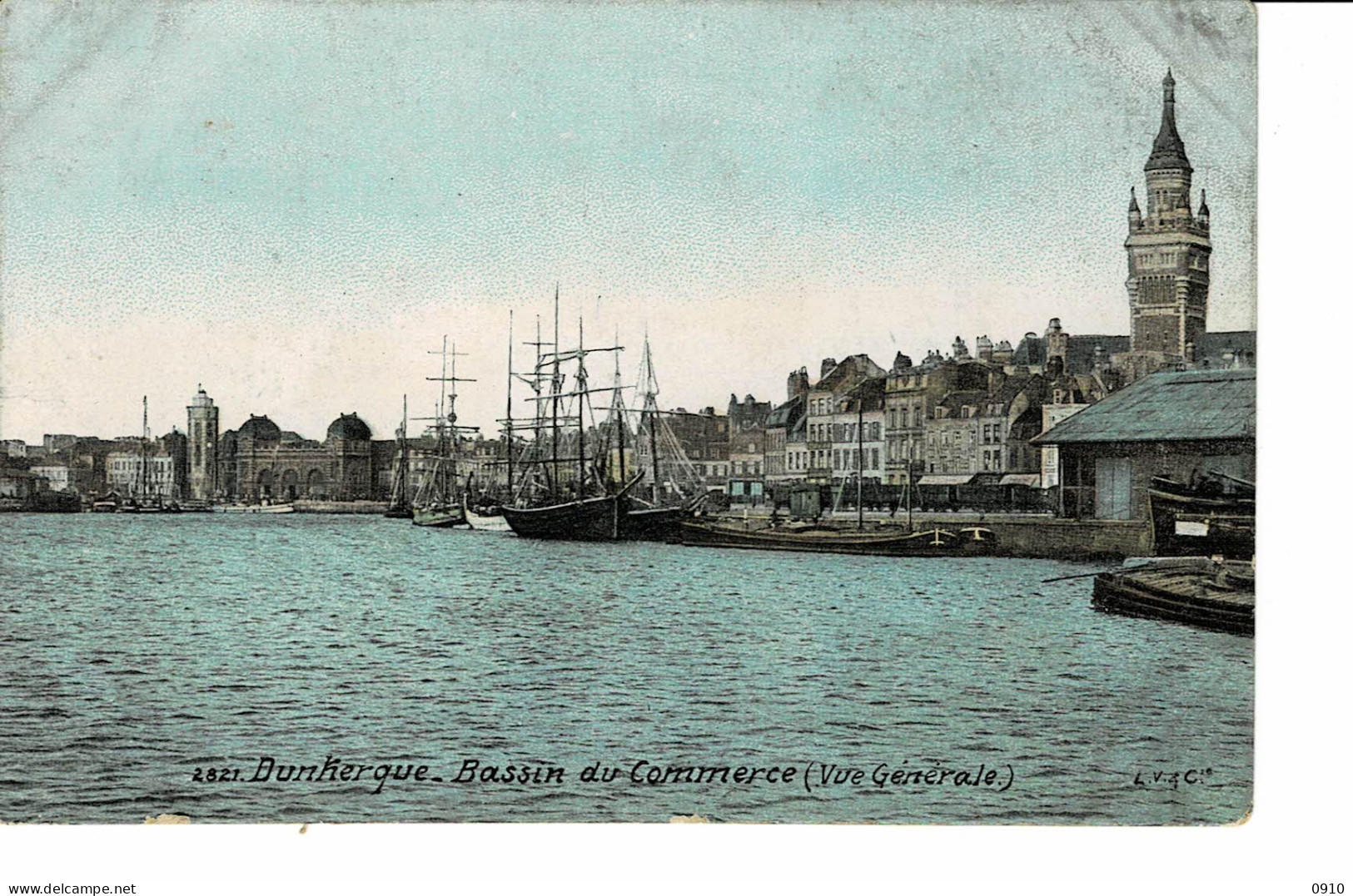 AQUA PHOTO N°2821-DUNKERQUE-BASSIN DU COMMERCE (VUE GENERALE) - Dunkerque