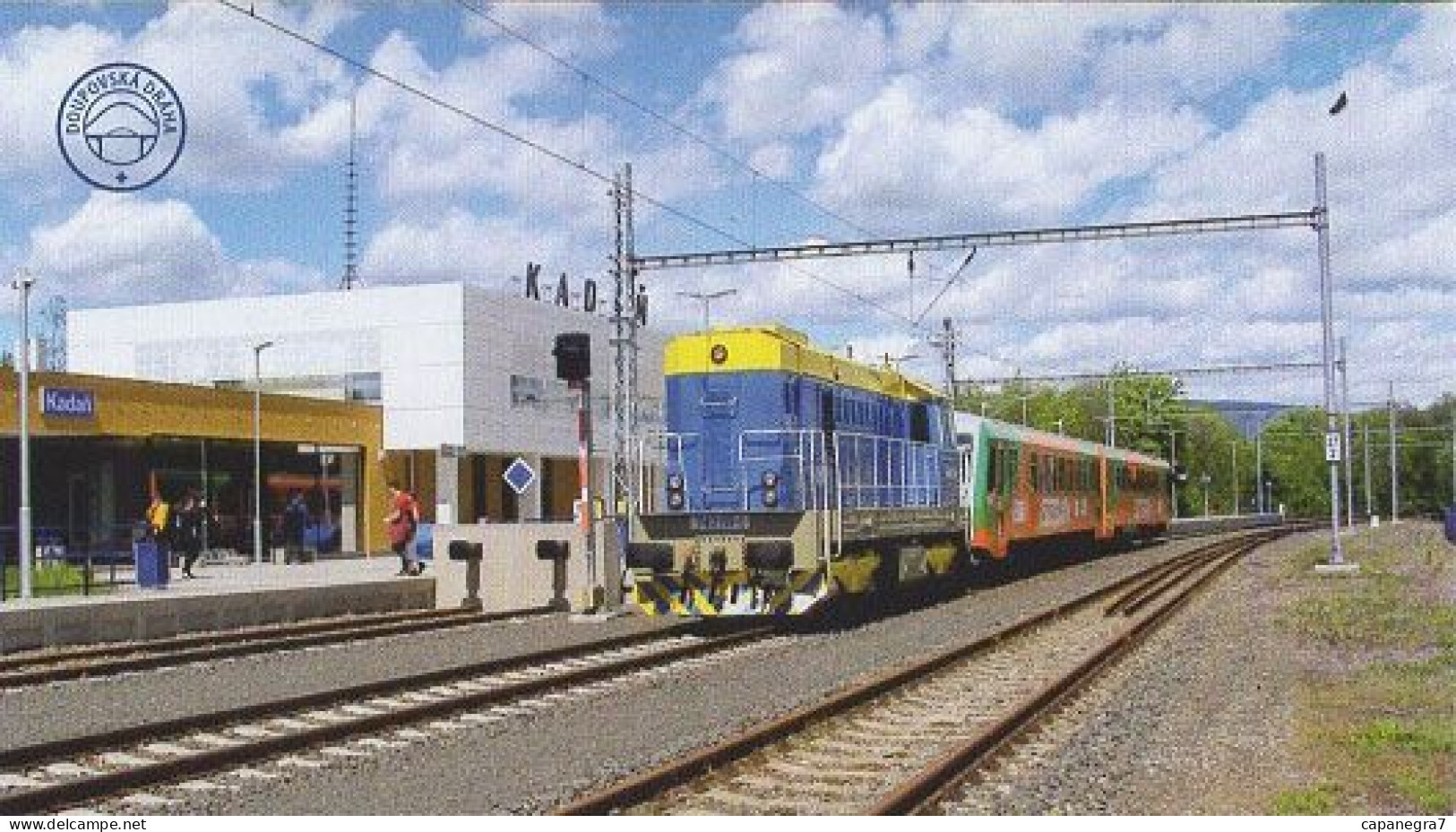Diesl Trains, Locomotive, Doupovské Dráhy, Czech Rep., 2022, 90 X 50 Mm - Small : 2001-...
