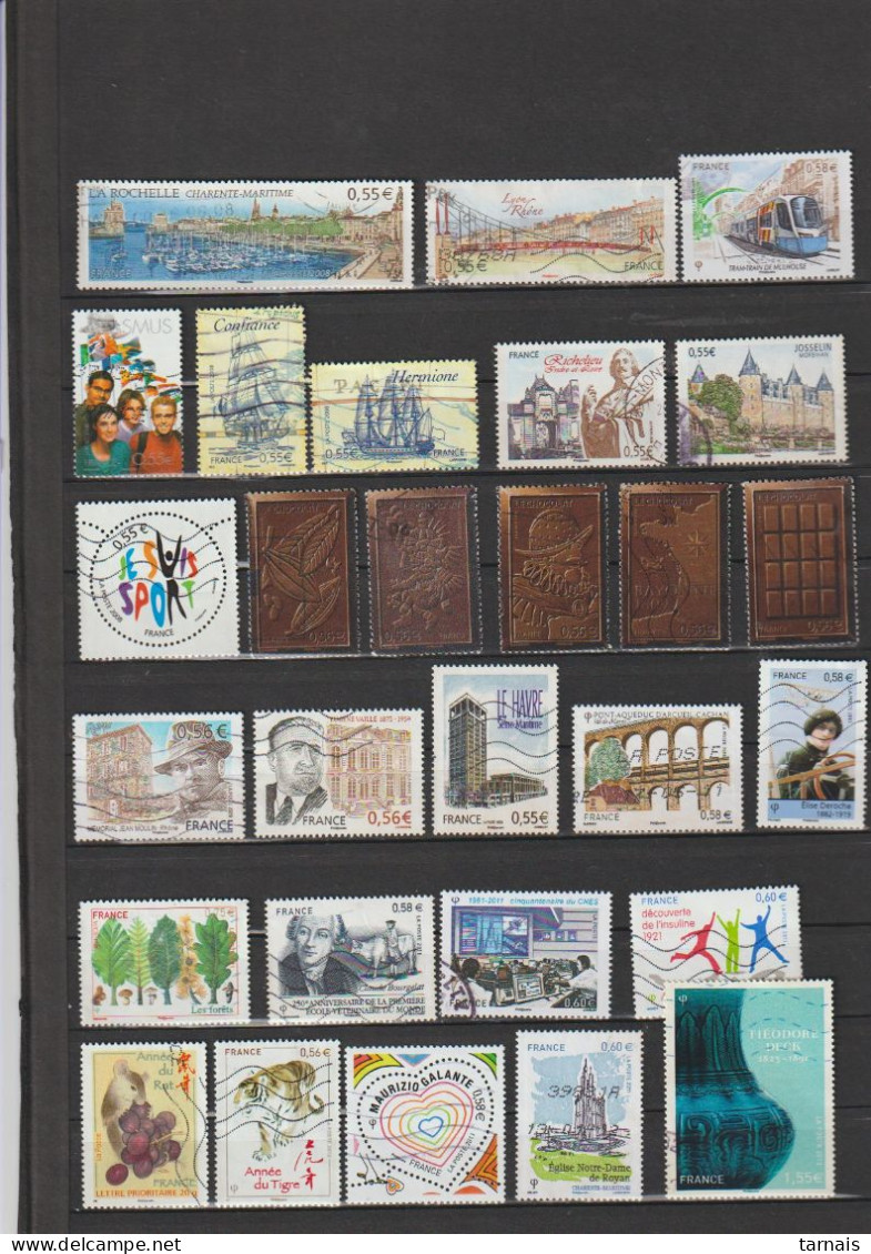 Lot De 28 Timbres Différents Oblitérés (lot 187) - Collections