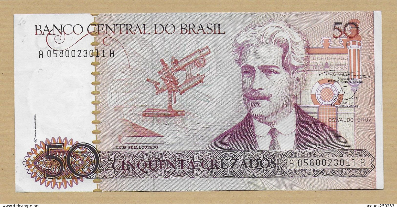 50 CRUZADOS 1986 BRESIL  NEUF - Brazilië