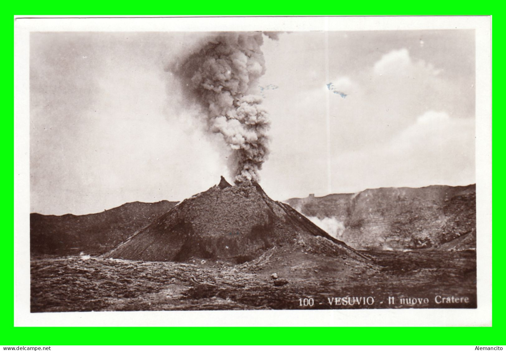 ITALIA --  NAPOLE  ( CAMPANIA ) - ITALIA -   POSTAL DEL VOLCAN EL VESUVIO EN ERUPCION - Napoli