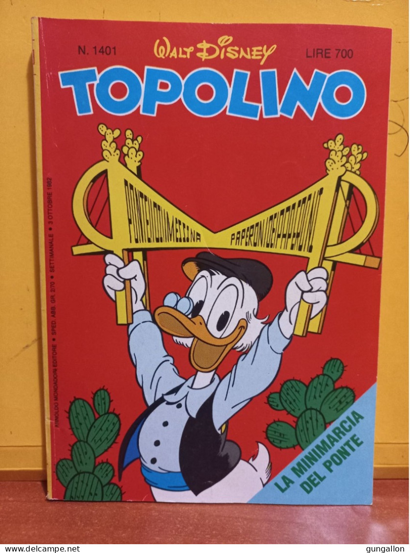 Topolino (Mondadori 1982)  N. 1401 - Disney