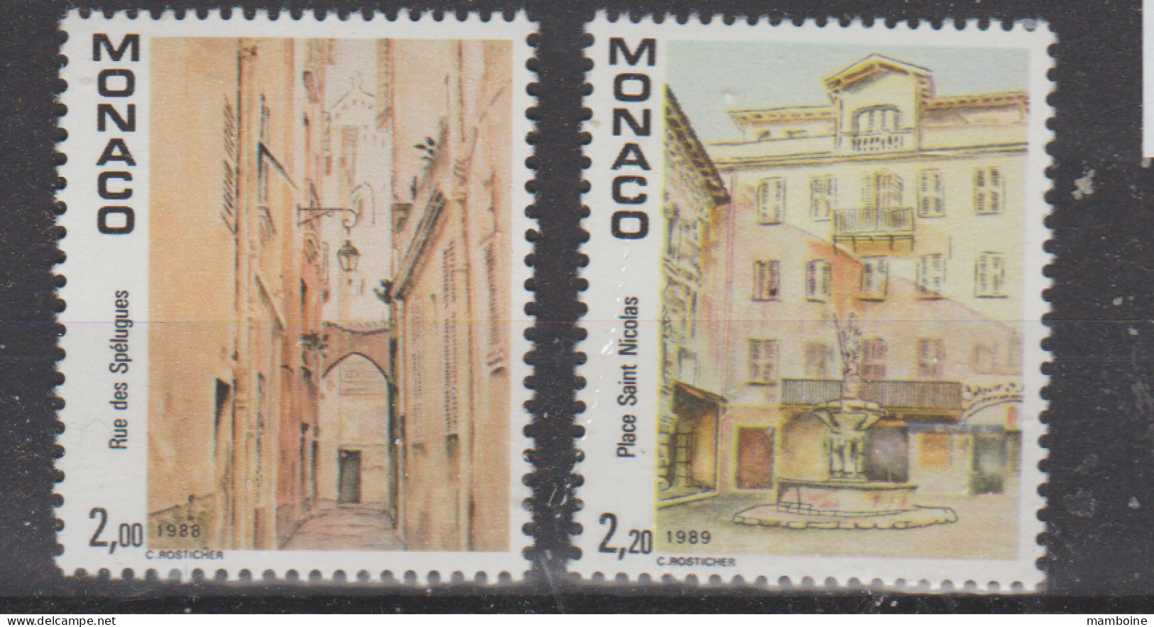 MONACO ~ 1989   N° 1669 / 7  Neuf X X - Neufs