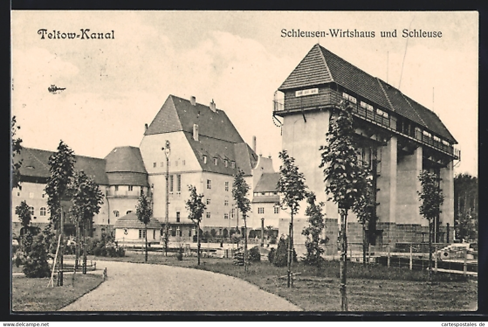 AK Kleinmachnow, Schleusen-Gasthaus Und Schleuse Am Teltow-Kanal  - Sonstige & Ohne Zuordnung