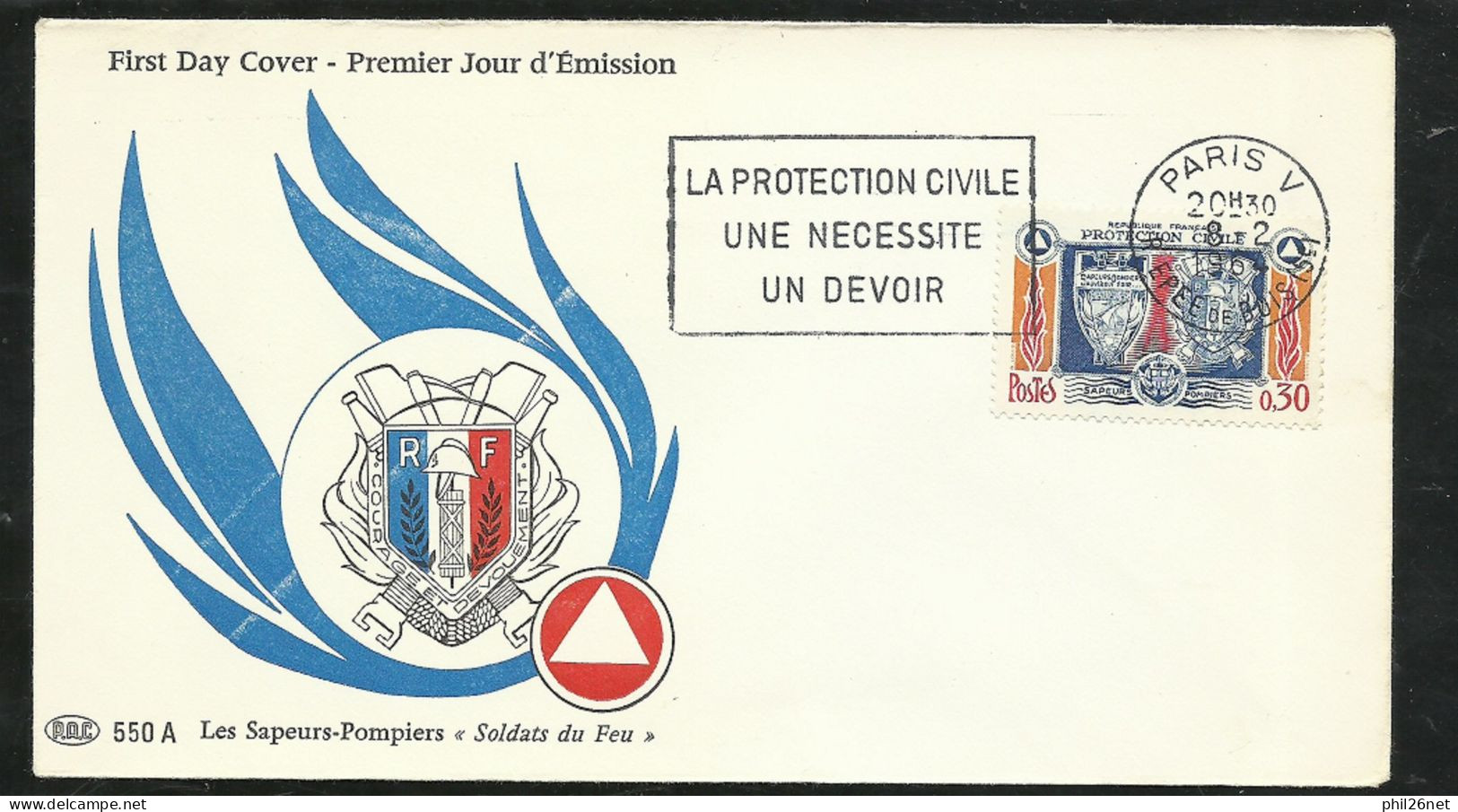 FDC  Lettre Premier Jour Illustrée  N° 1404 Paris Le 8/2/1964  Protection Civile Avec Flamme  B/TB Voir Scan Soldé ! ! ! - 1960-1969